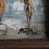 Painting with oil on canvas signed