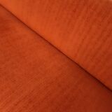 Vintage orange convertible sofa