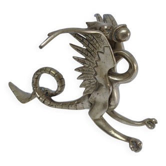 gold-plated chimera sculpture