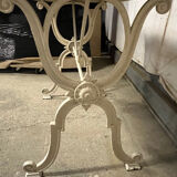 Table bistrot marbre blanc