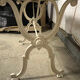 White marble bistro table
