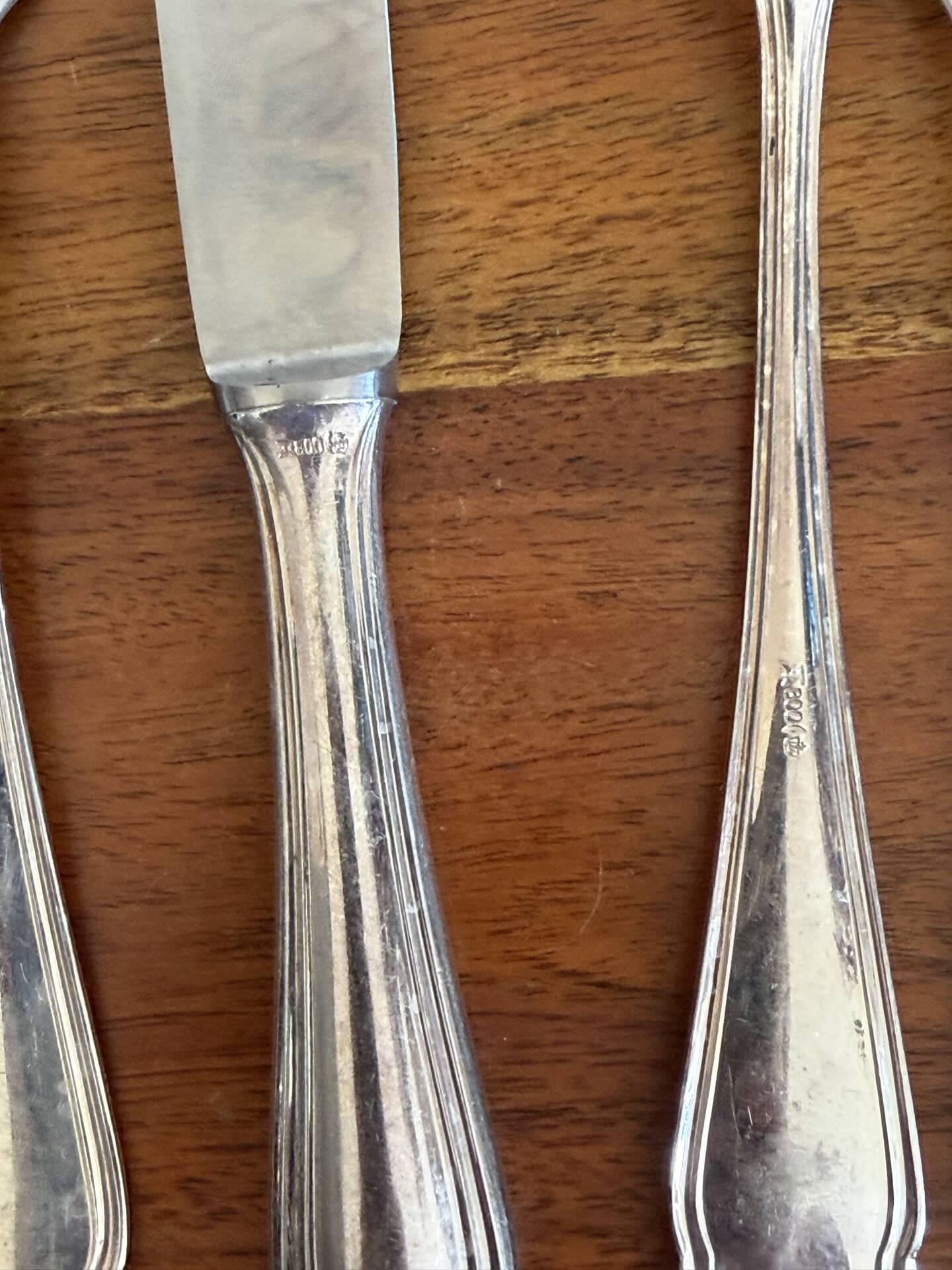Set of solid silver cutlery Germany