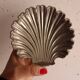 Silver-plated metal shell tray – J. L'Herminé-Després