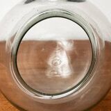 Mid-century glass hanging planter, 1960s