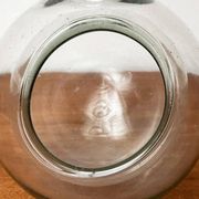 Mid-century glass hanging planter, 1960s
