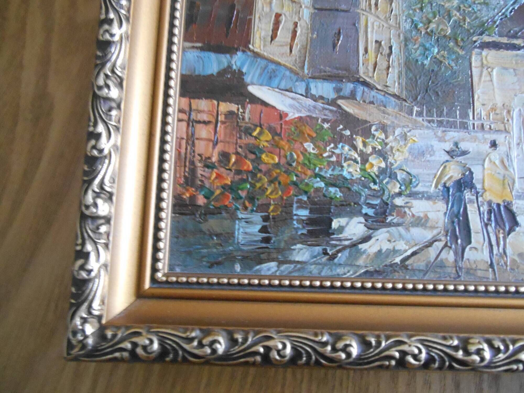 Oil painting canvas