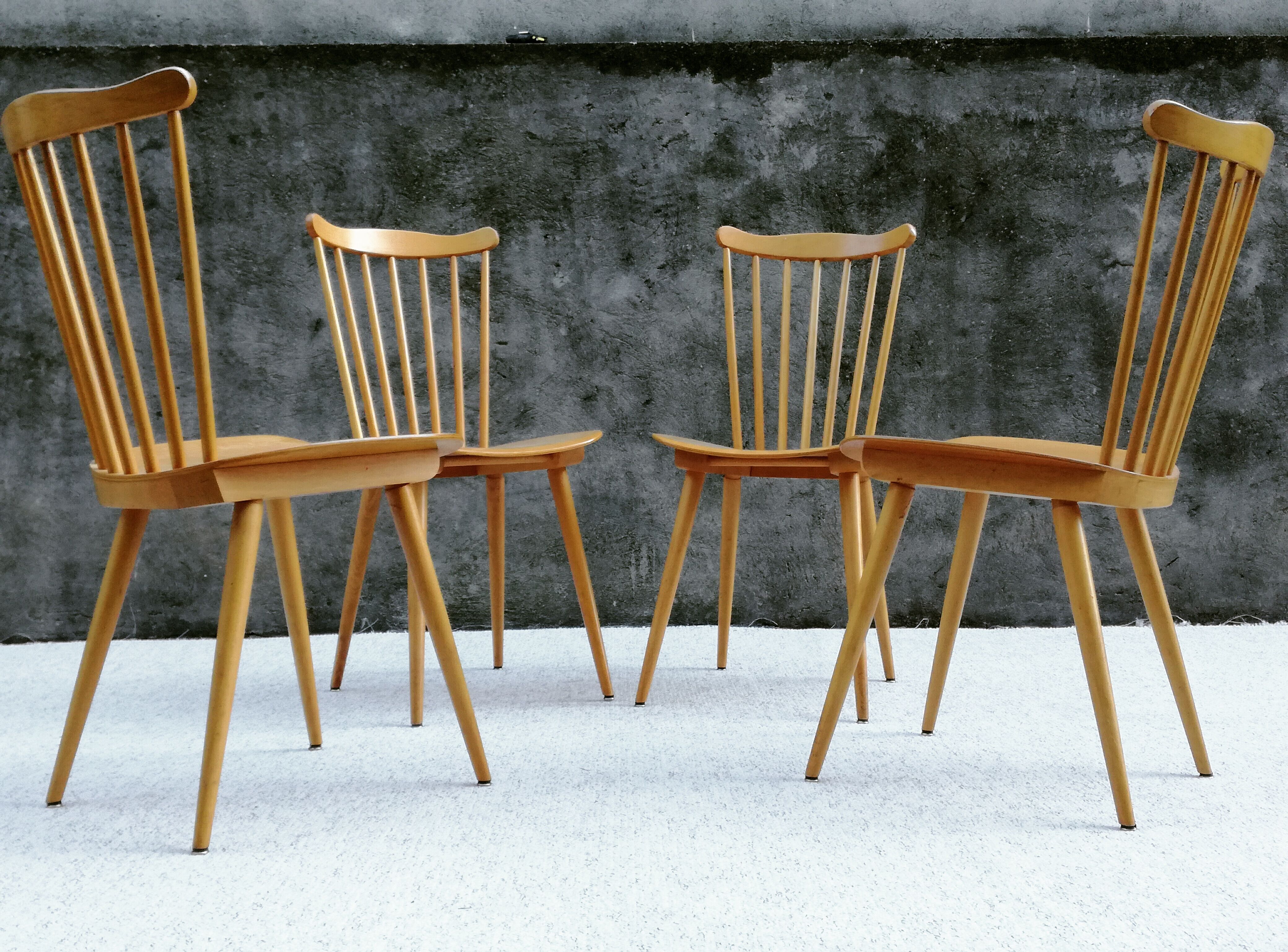 4 baumann bistro chairs "Menuet"