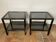 Pair of vintage 70s side tables by Pierre Vandel