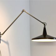 Gispen Panama Wall Lamp No. 4050 by Wim Rietveld & André Cordemeyer – Black
