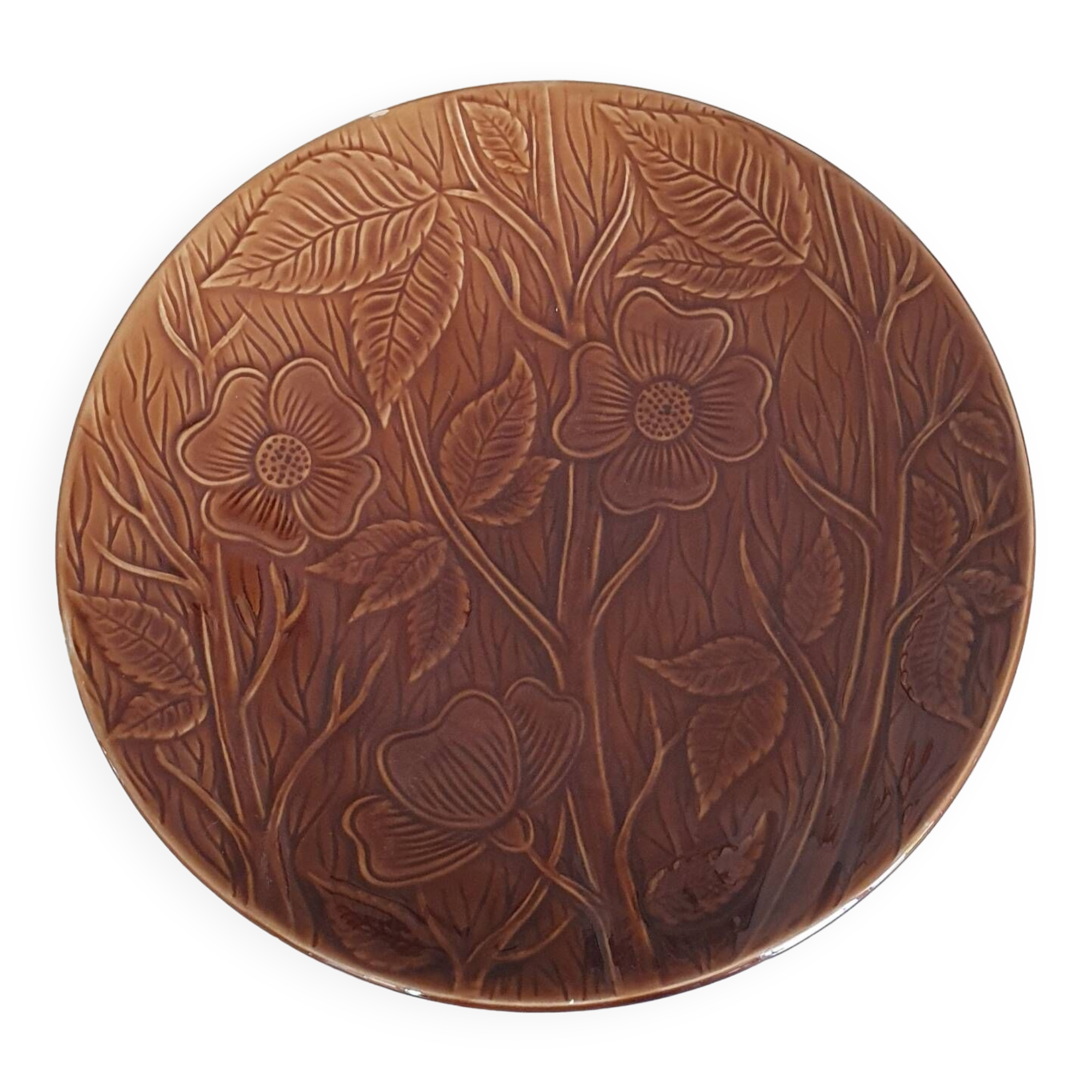 Sarreguemines hollow dish