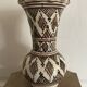 Vintage safi glazed ceramic vase with collar