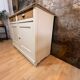 Rustic wooden and paper Parisian buffet