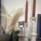 Bougeoir en céramique  forme organique