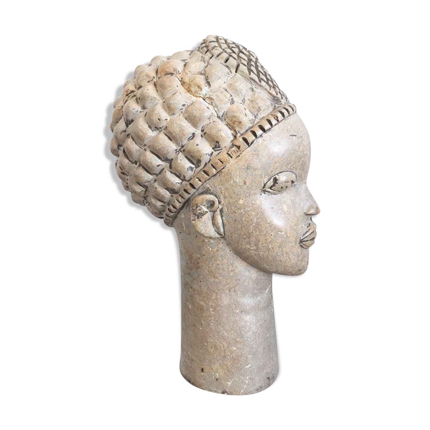 African stone head, early 20th