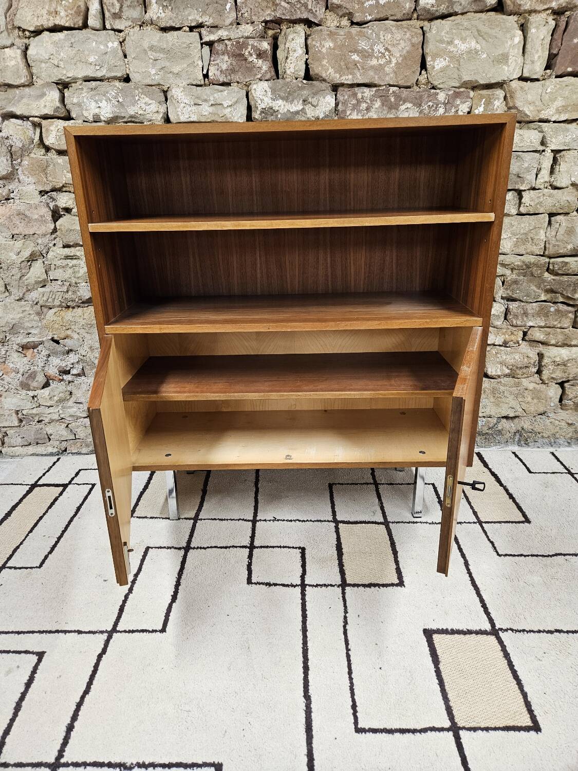 Small vintage bookcase 1970