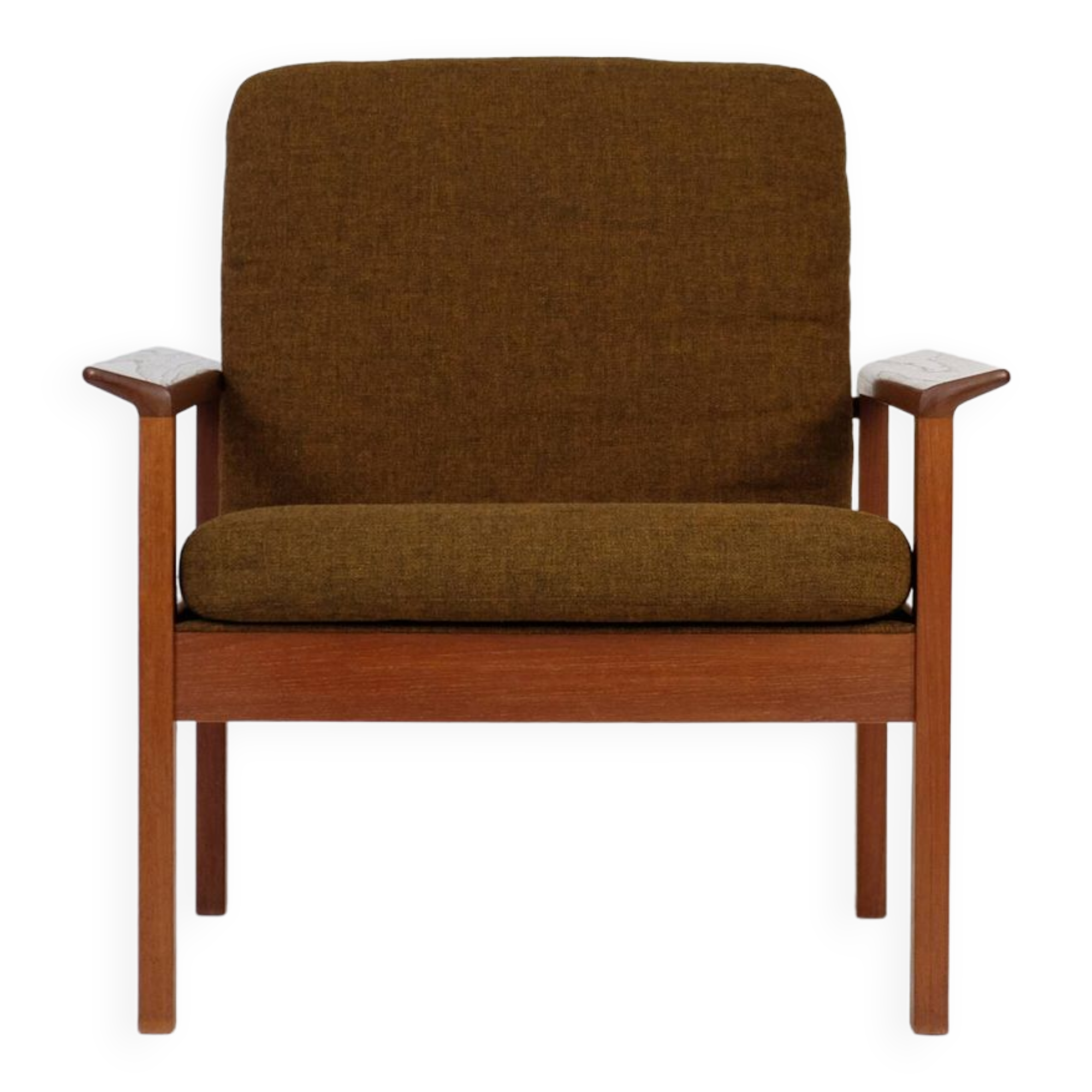 Danish Teak Sessel Easy Chair Armlehnen Vintage 60er Mid-Century