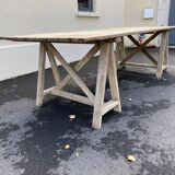 Trestle farm table