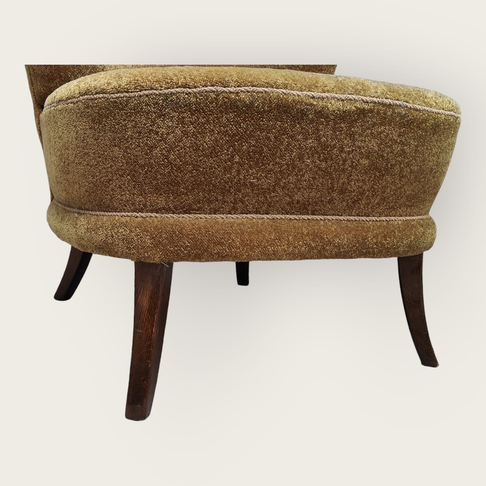 Two Mid Century cocktail chairs