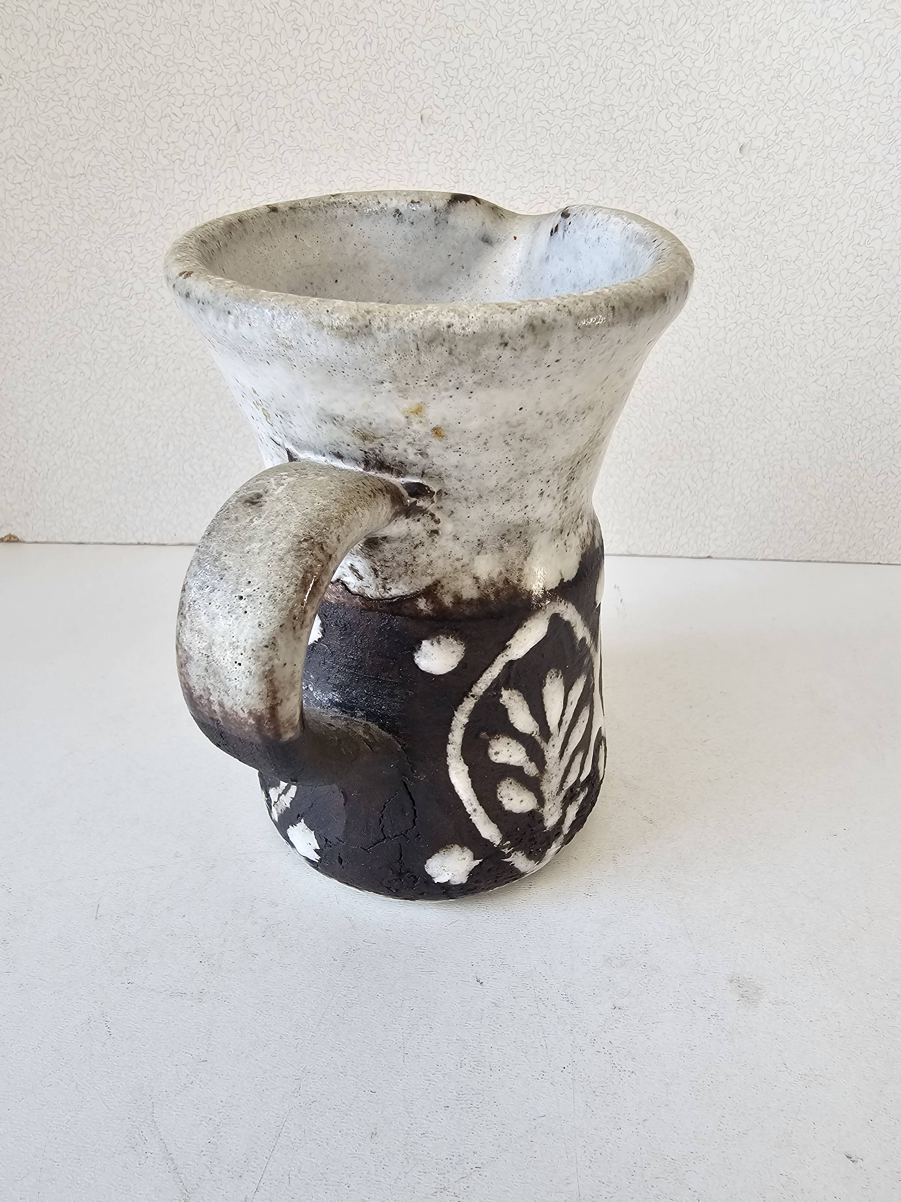 Ceramic milk jug attributed to Albert Thiry - 1950s