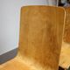 Set of 4 vintage wooden dining chairs in mid-century modern style, Europe, 1970s.