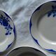 Service Corsica Digoin Sarreguemines 6 assiettes plates et un plat creux bleu