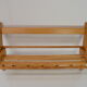 Mid-century wall folding  hanger and shelf, 1960's.