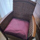 Rattan armchair