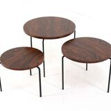 Round nesting tables 'Eindhoven' mid century