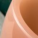 Large pink opaline vase