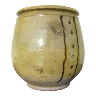 Old glazed terracotta pottery