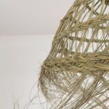 Suspension Doum in braided half – 30×60 cm – Handmade Moroccan production