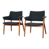 Pair of Scandinavian armchairs by Erik Worts 1960
