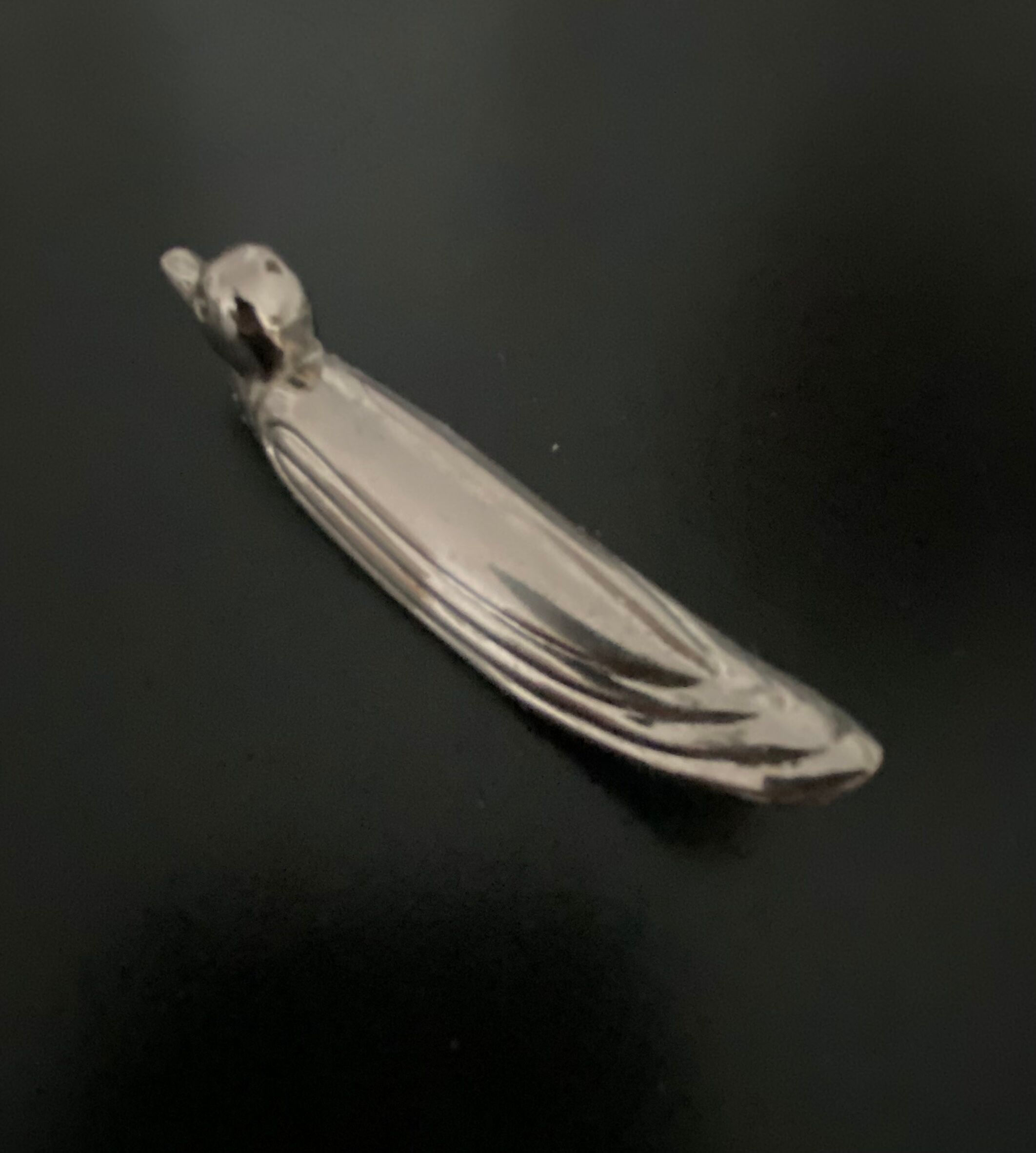 8 knife holders art deco style duck shape metal