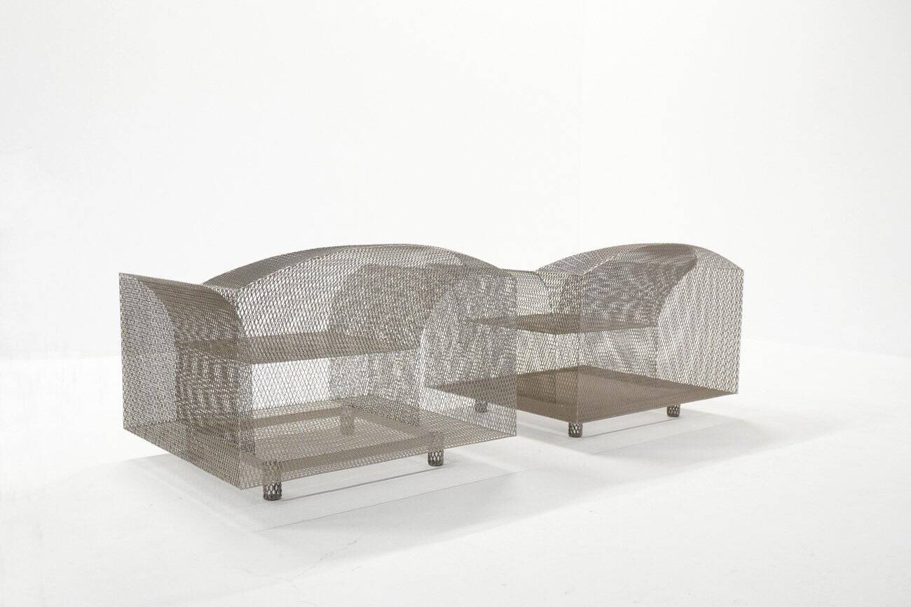 Chaises How High the Moon de Shiro Kuramata pour Vitra, Set de 2