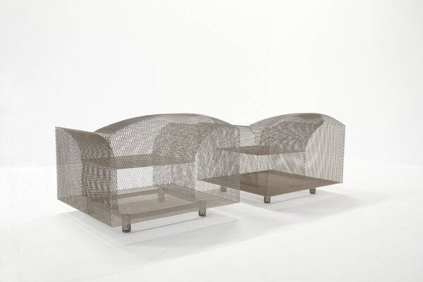 Chaises How High the Moon de Shiro Kuramata pour Vitra, Set de 2