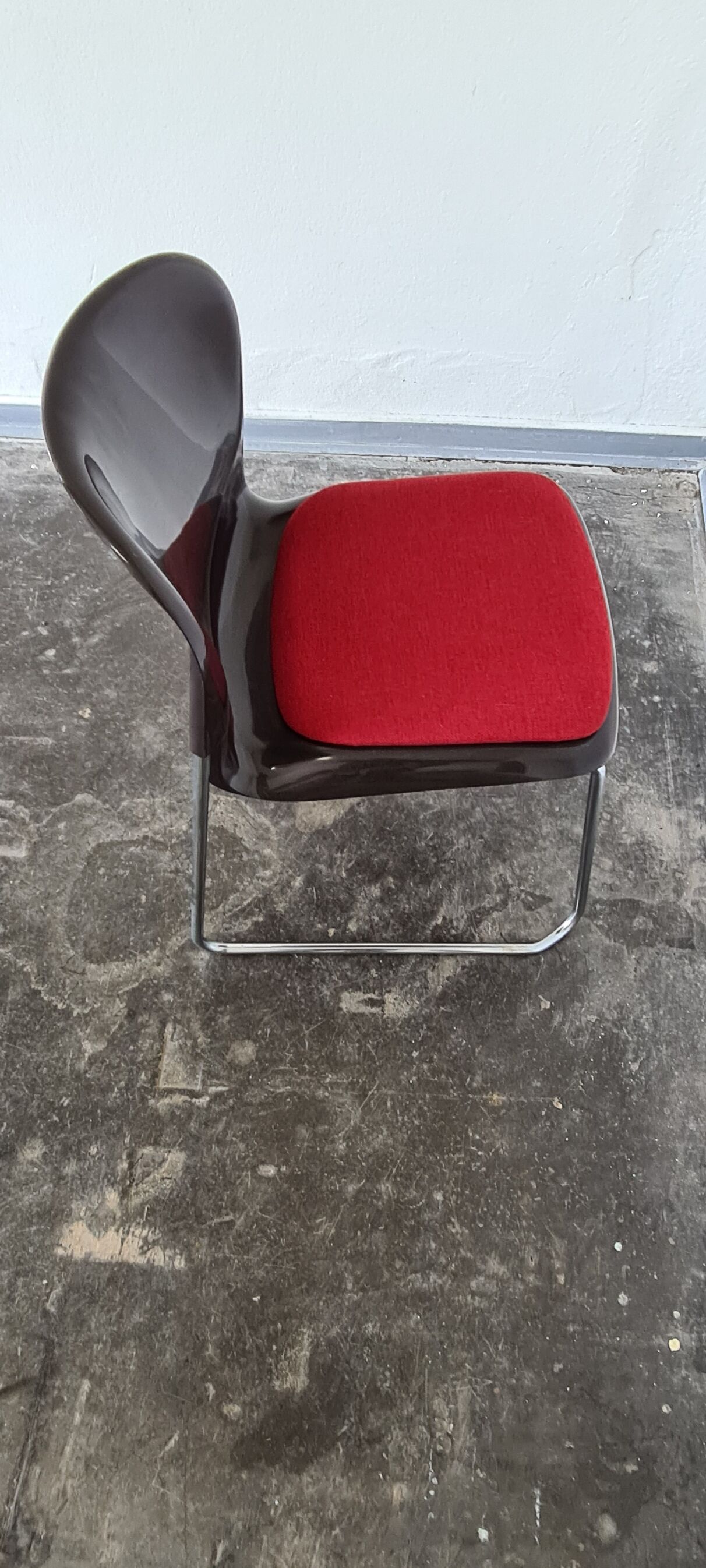 Vintage stacking chair by Gerd Lange for Drabert West Germany model SM 400K