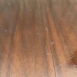 Extendable oval Scandinavian dining table in teak and mahogany, 1950s, 245cm