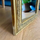 Antique gilded carved mirror - antique glass - vintage - Louis XVI