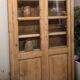 Antique Parisian wardrobe - raw solid wood: dresser bookshelf