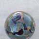 Inclusion glass paste paperweight Maure-Vieil -Bob Le Bleis - 1970's