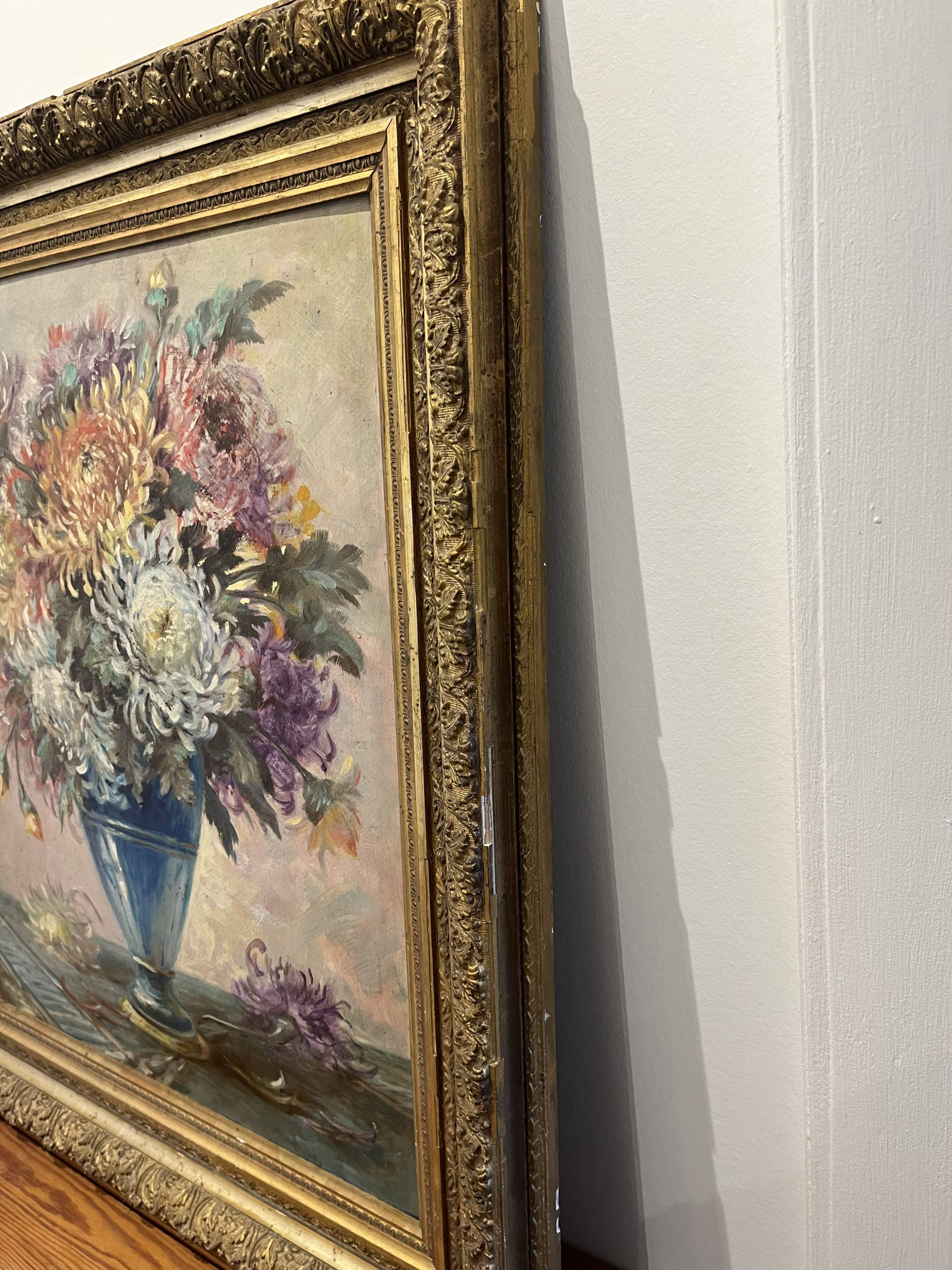 Painting flowers