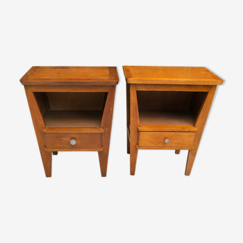 Pair of vintage bedside