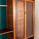 Retro Teak 1960s Mid Century Three Bay Ladder Shelving System