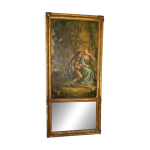 Trumeau ancien doré