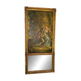 Antique gilded trumeau.