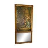 Antique gilded trumeau.