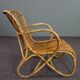 Rattan armchair Dutch Design Belse 8, 1950