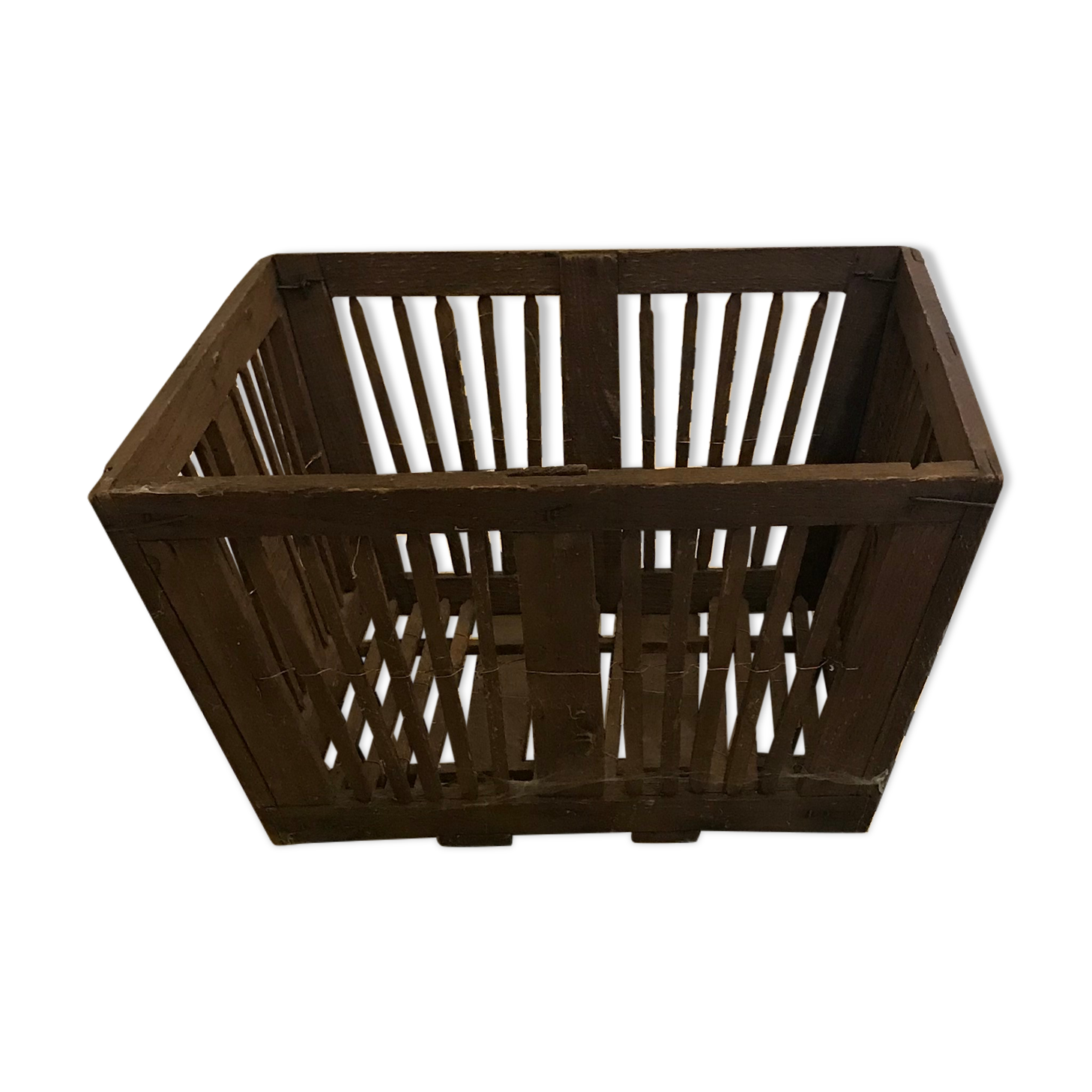 Old wooden basket
