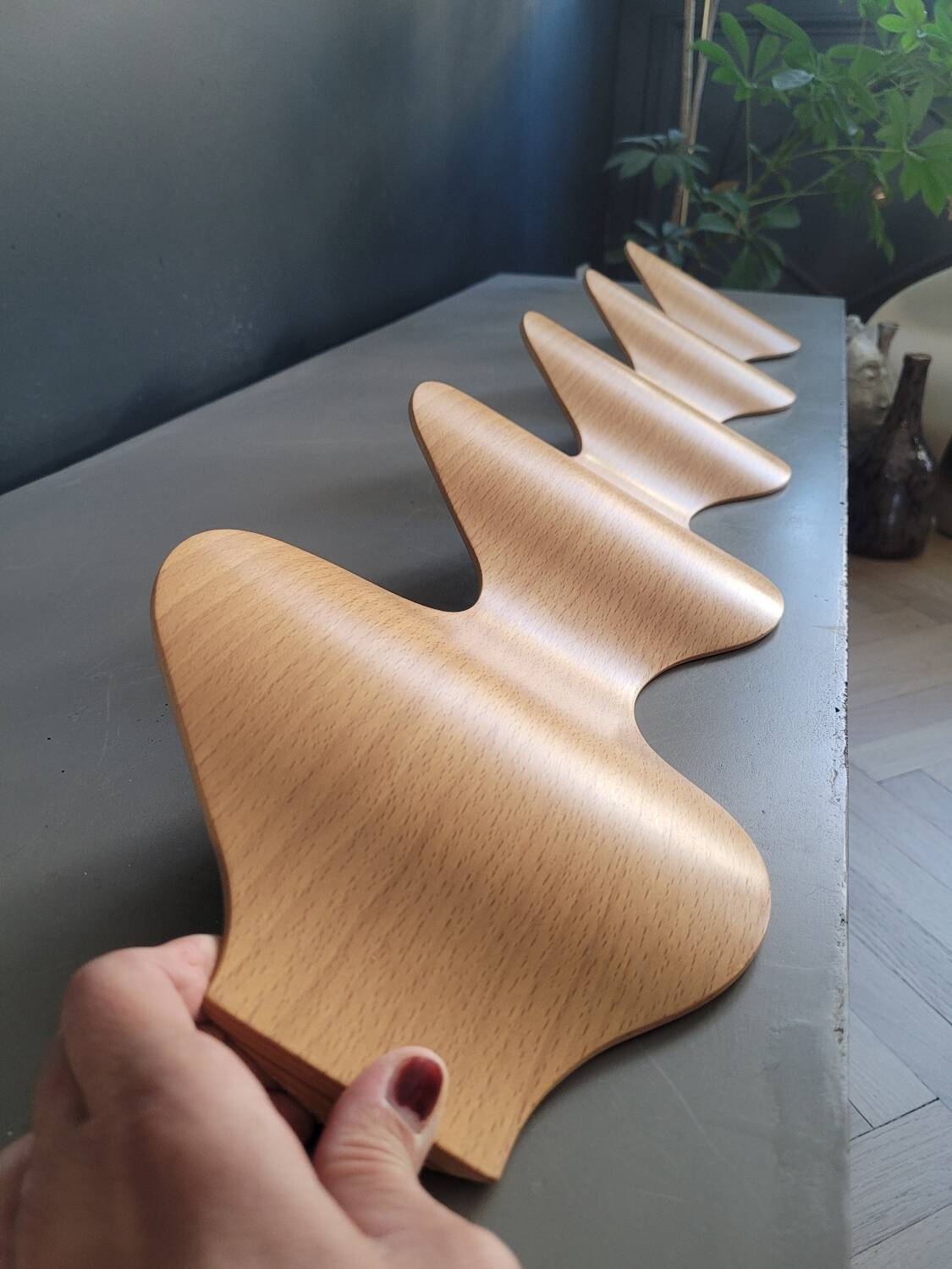 Ona coat rack by Carlos Riart and Montse Padros for Mobles 114