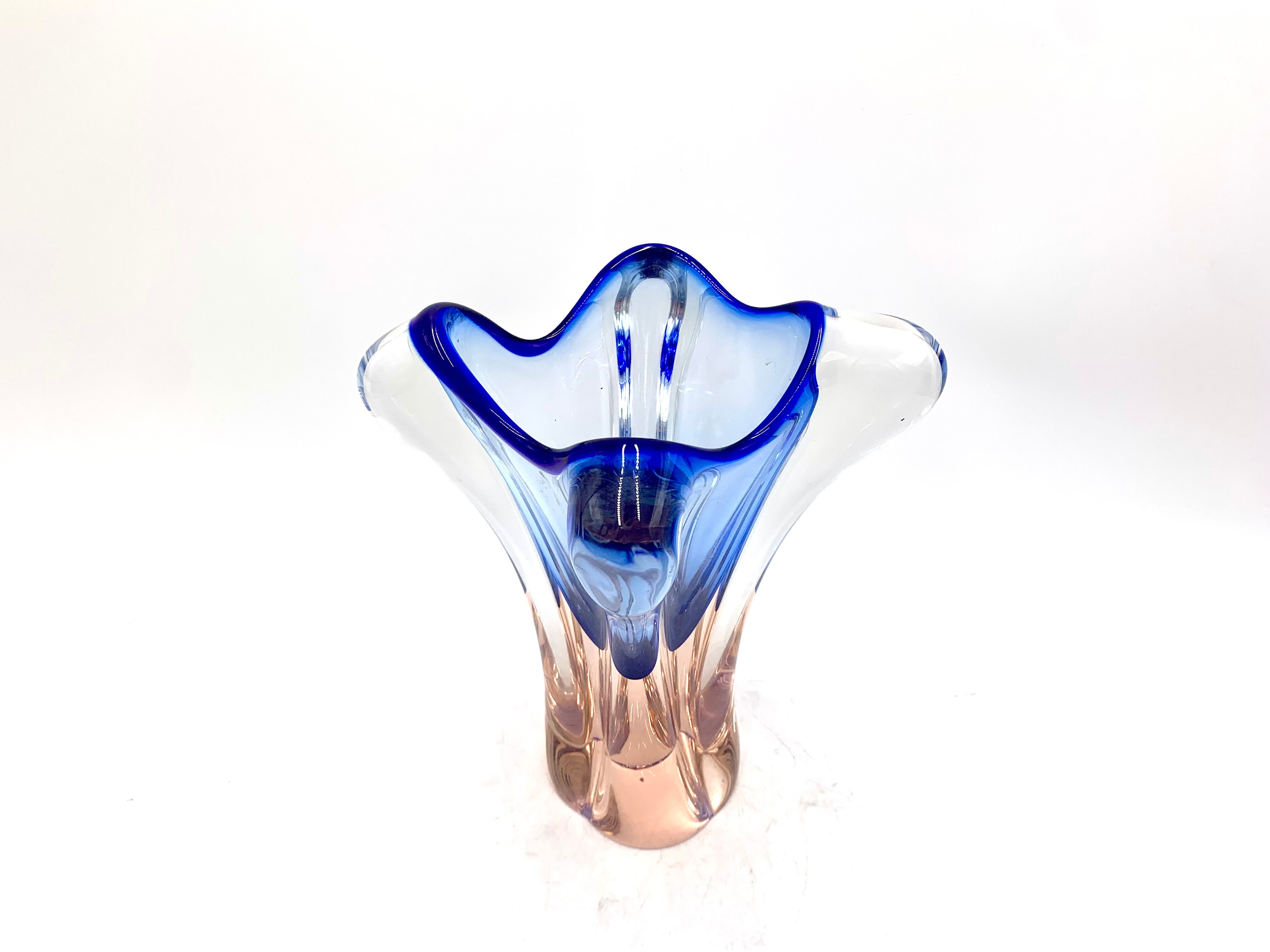 Vase, designed by J. Hospodek for Chribska Sklarna, Czechoslovakia, 1960s